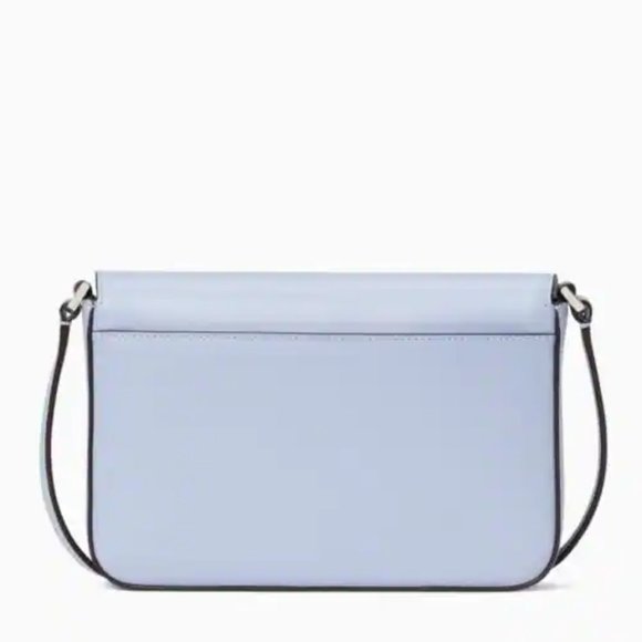 New Kate Spade Sadie Saffiano Leather Envelope Crossbody in Cornblower Blue - Picture 4 of 8